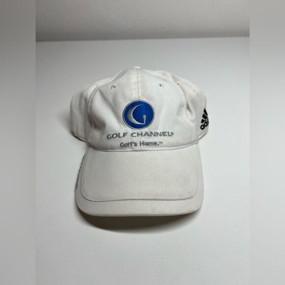 Golf Channel Adidas Baseball Cap Golf’s Home Size L/XL Adulte White - Picture 1 of 7